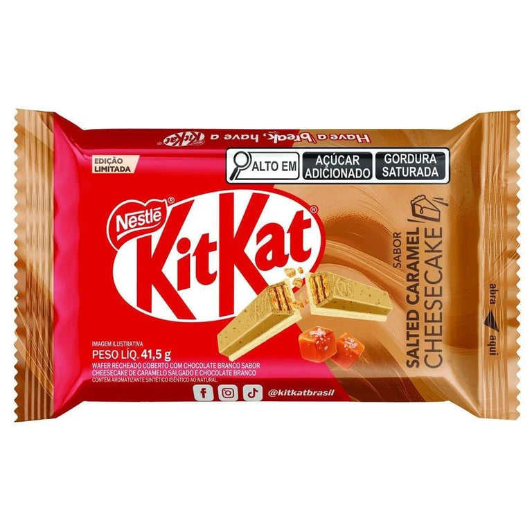 Kitkat Cheesecake: Caramelo Salgado + Chocolate Branco 41,5g