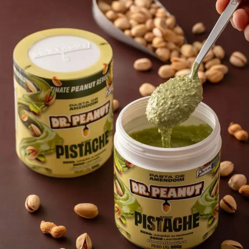 Pasta de Amendoim sabor Pistache 600g - Dr. Peanut