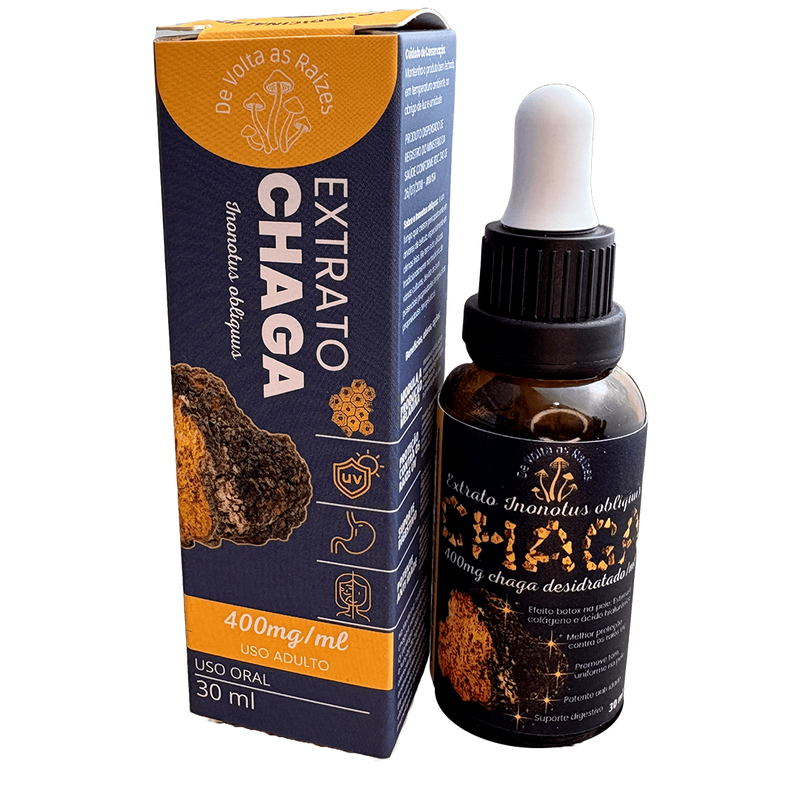 Chaga - Extrato líquido de cogumelo funcional 30ml