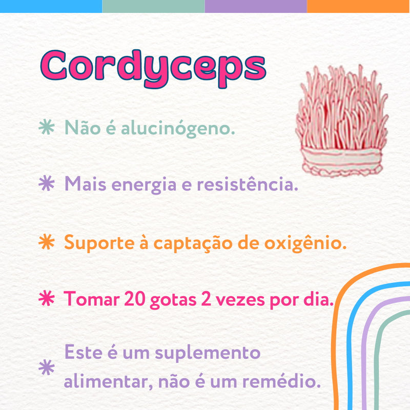 Cordyceps - Extrato líquido de cogumelo funcional 30ml