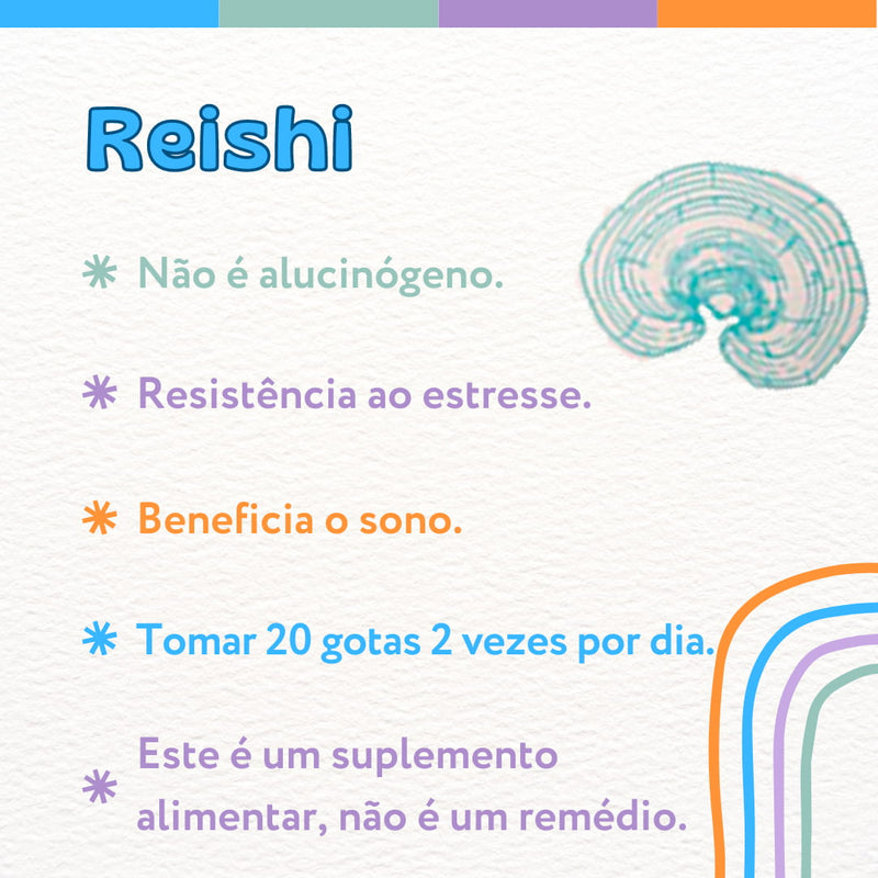 Reishi - Extrato líquido de cogumelo funcional 30ml