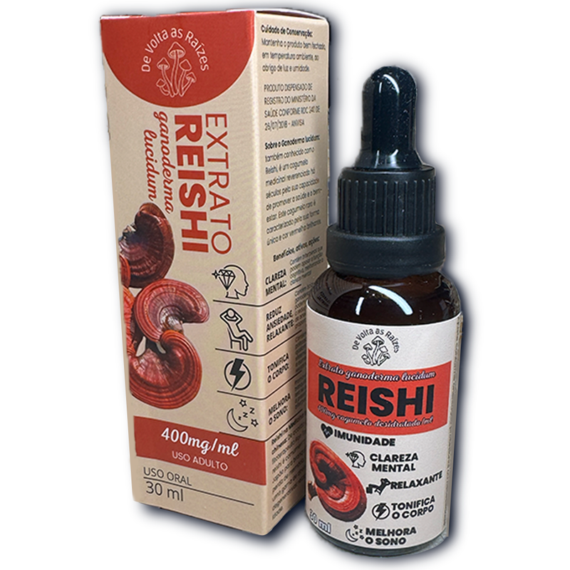 Reishi - Extrato líquido de cogumelo funcional 30ml
